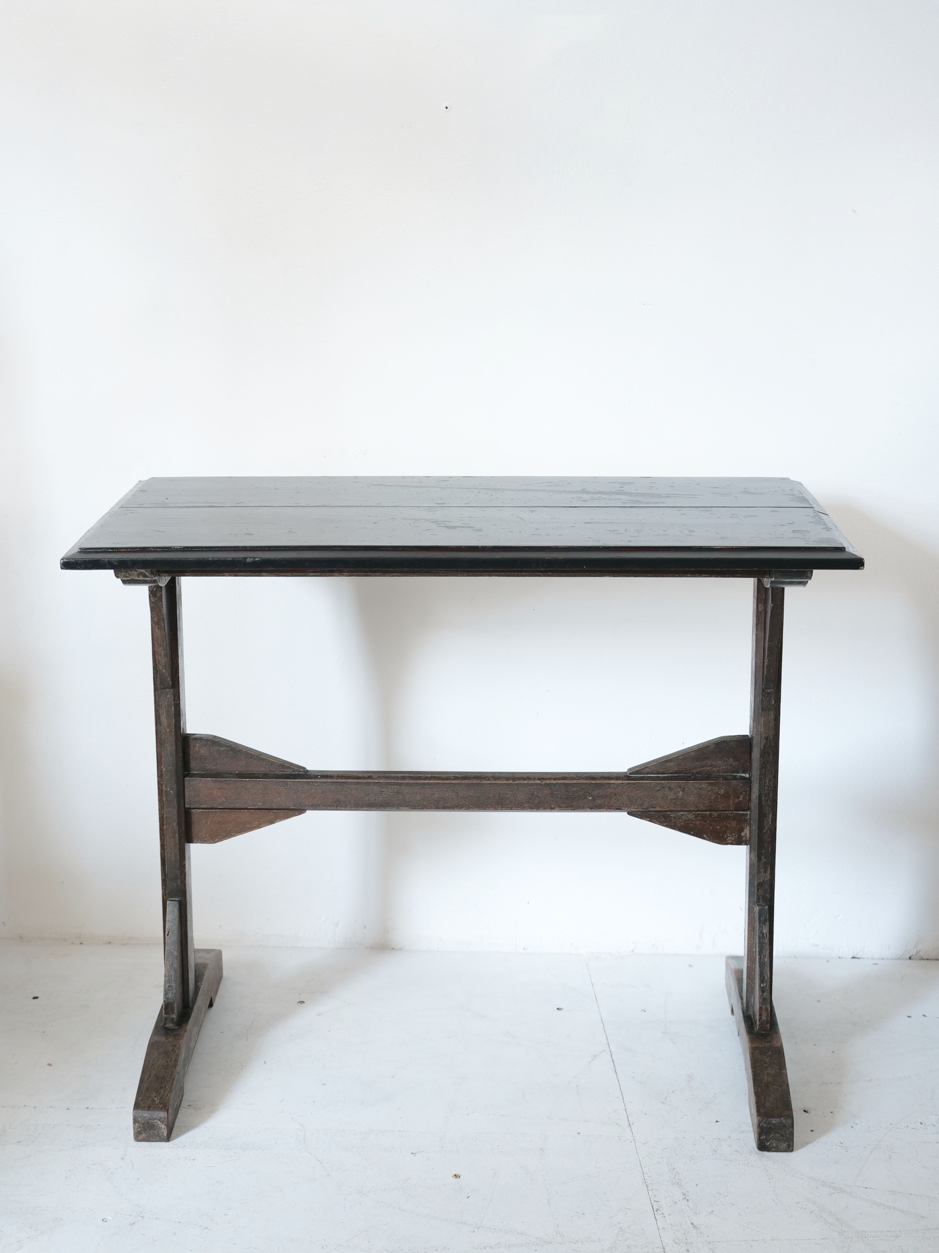Wooden bistro table