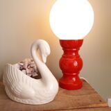 Opaline globe lamp