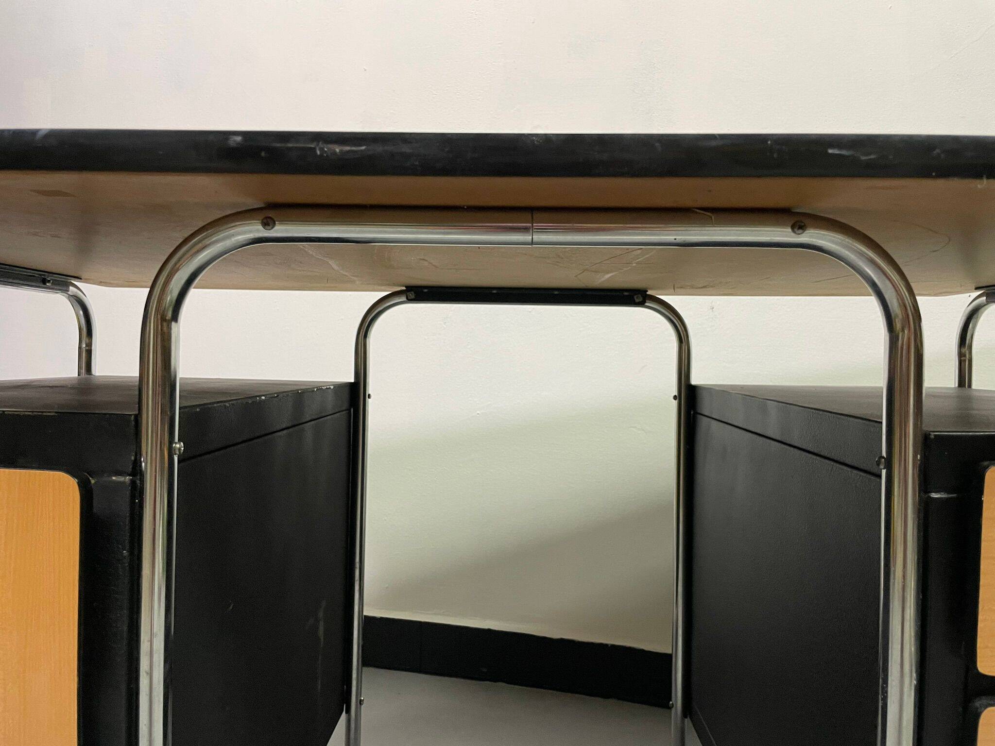 Desk, Bauhaus style, Torck, 1950s, Belgium