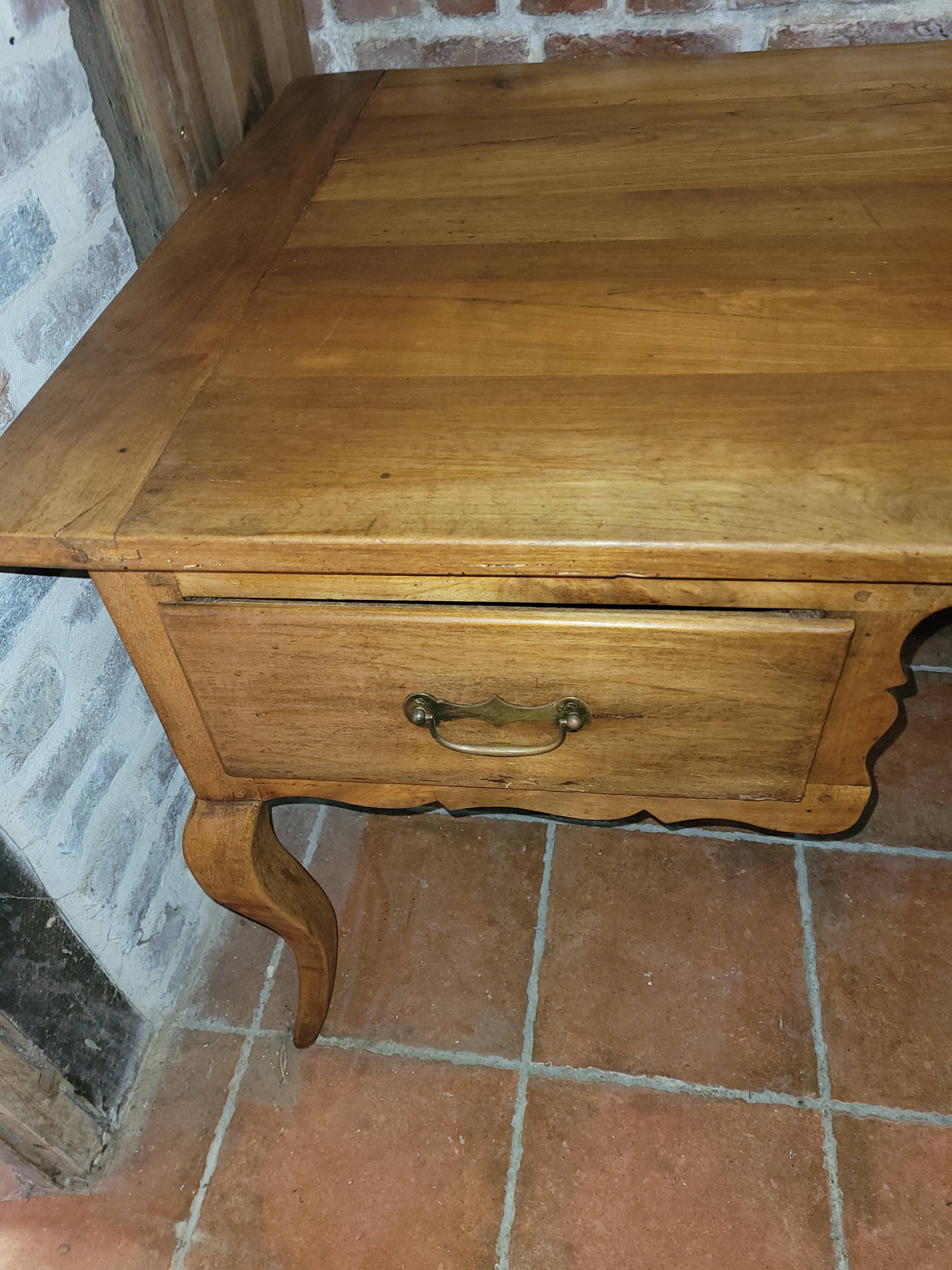 Office louis XV Norman style in cherry tree