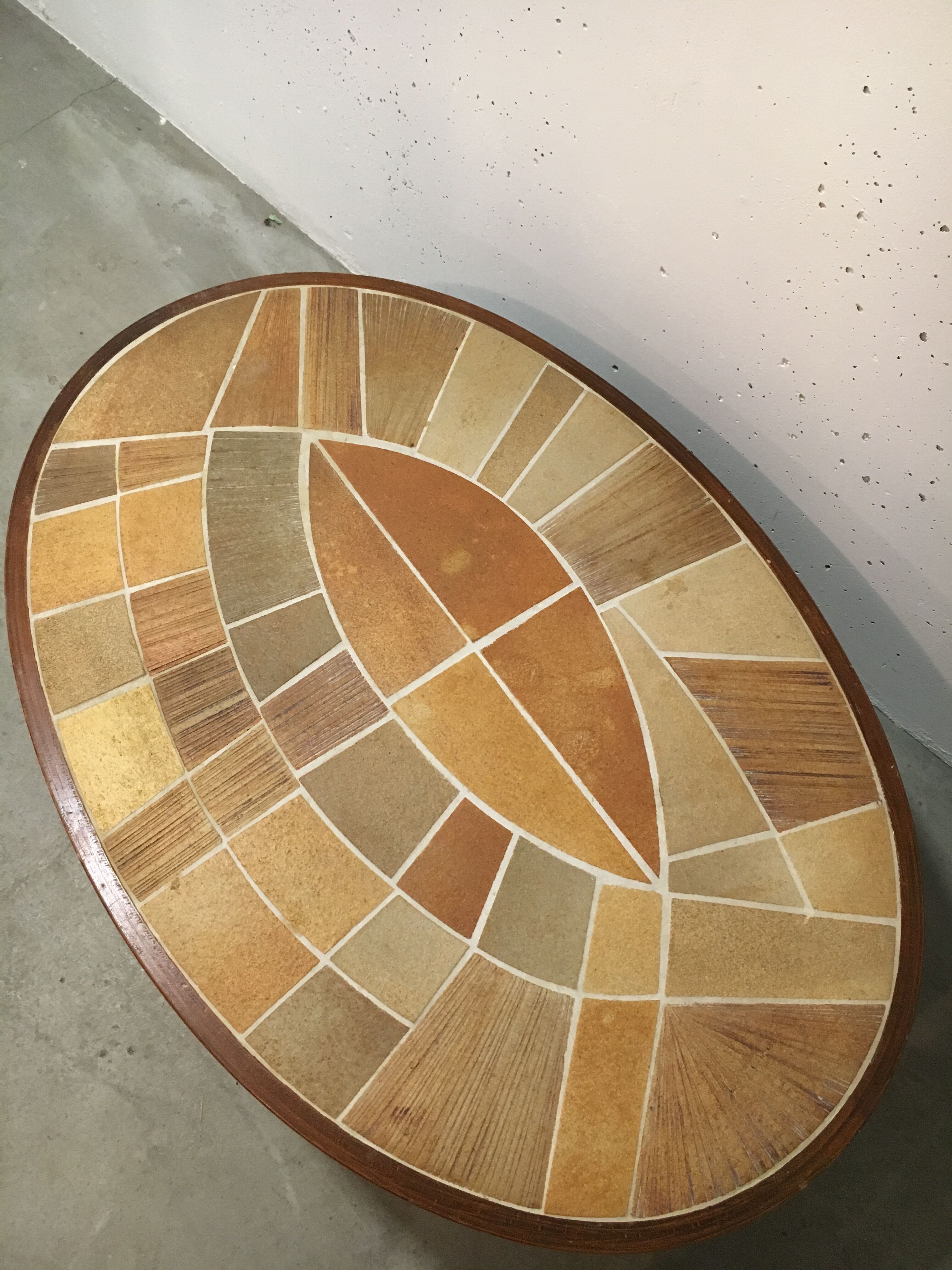 Table basse céramique vintage Vallauris