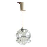 Jellyfish blown glass pendant lamp