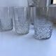 Lot de 7 verres à eau années 50-60