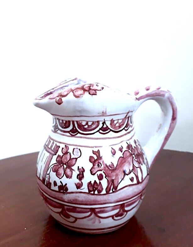 Pitcher Alfal alcobaça Portugal earthenware