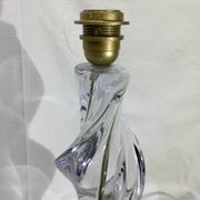Pied de lampe en cristal de Sèvres