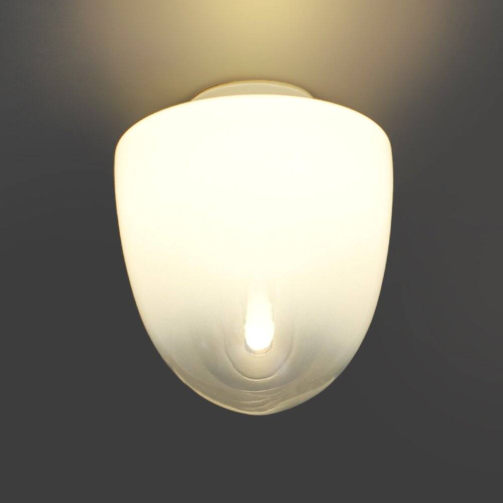 Ebe 34 ceiling light in Murano glass by Giusto Toso for Leucos, 1970s.