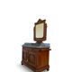 The antique walnut vanity , 19th century