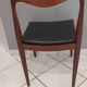 Set of 4 vintage Scandinavian teak chairs from the 1970s