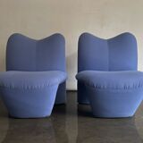 Paire de fauteuils vintage