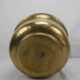 Cache pot laiton doré martelé old brass flowers pot