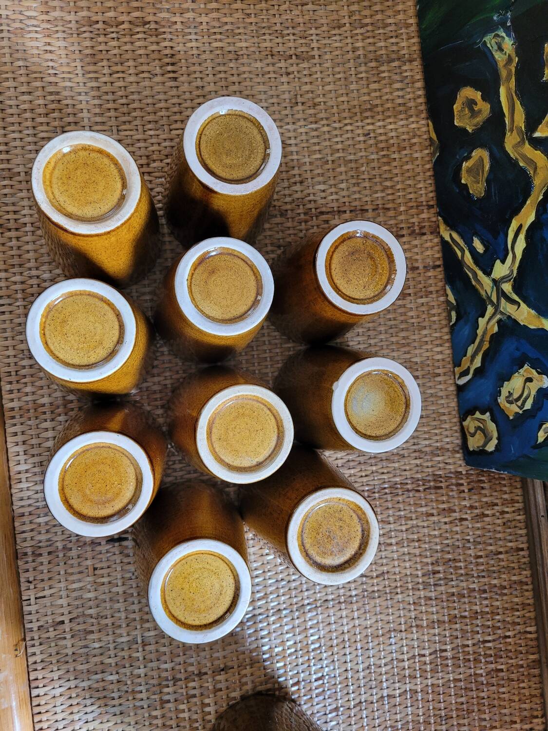 Ceramic orangeade set - 10 mazagrans