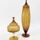 Amber glass dragée / sweet box Empoli (Italy) - Years