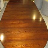 Vintage 190s Baumann Extendable Oval Dining Table