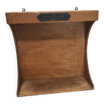 Vintage Le Creuset Wooden Wall shelf/Cabinet, 1970s