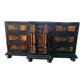 Grand porte-monnaie marqueté du début des années 1900
