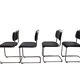 Ensemble de 4 chaises de salle à manger Gispen 101