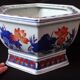 Ancien cache pot faience imari Japon vers 1900