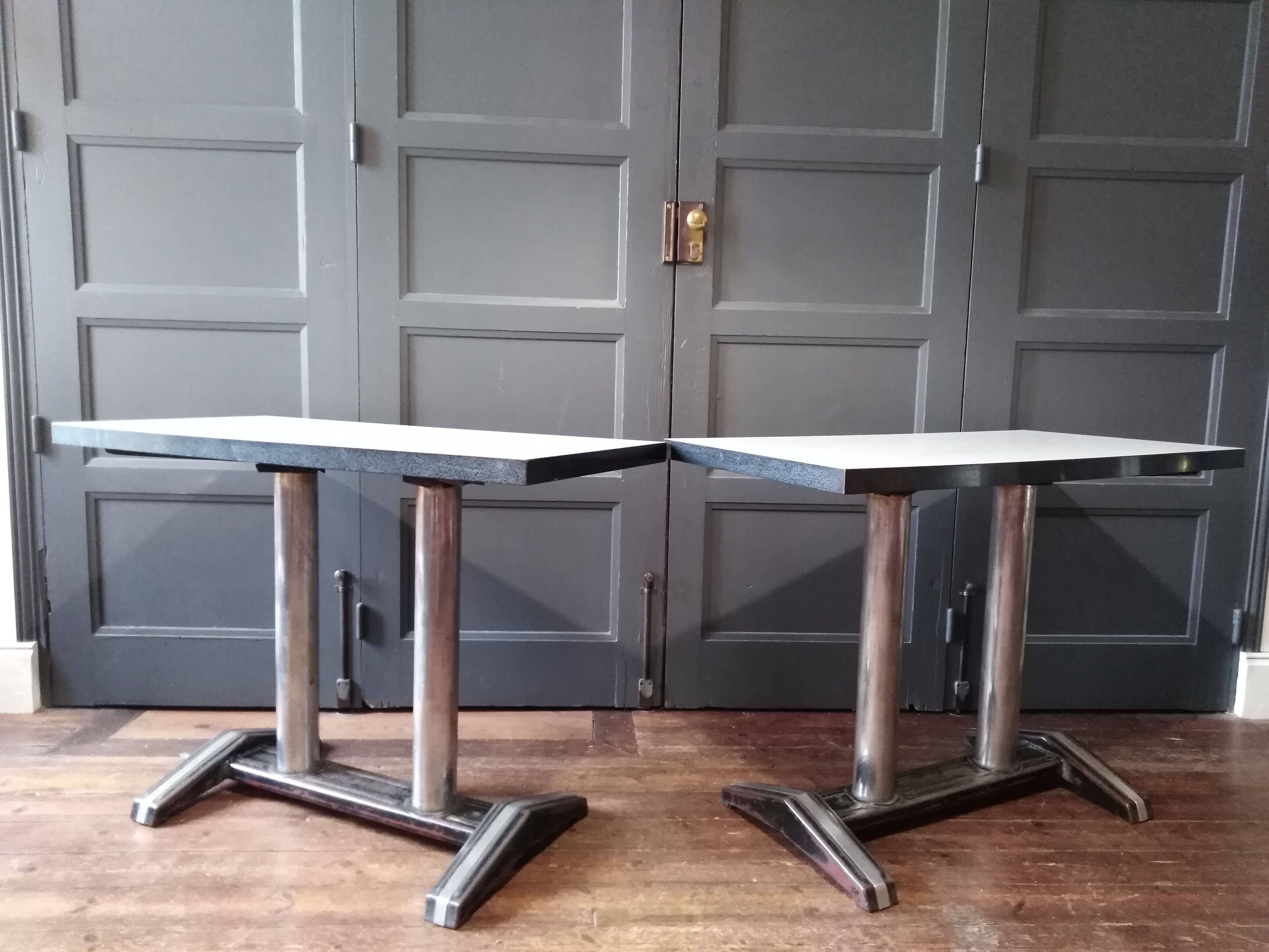 Two bistro tables 1960