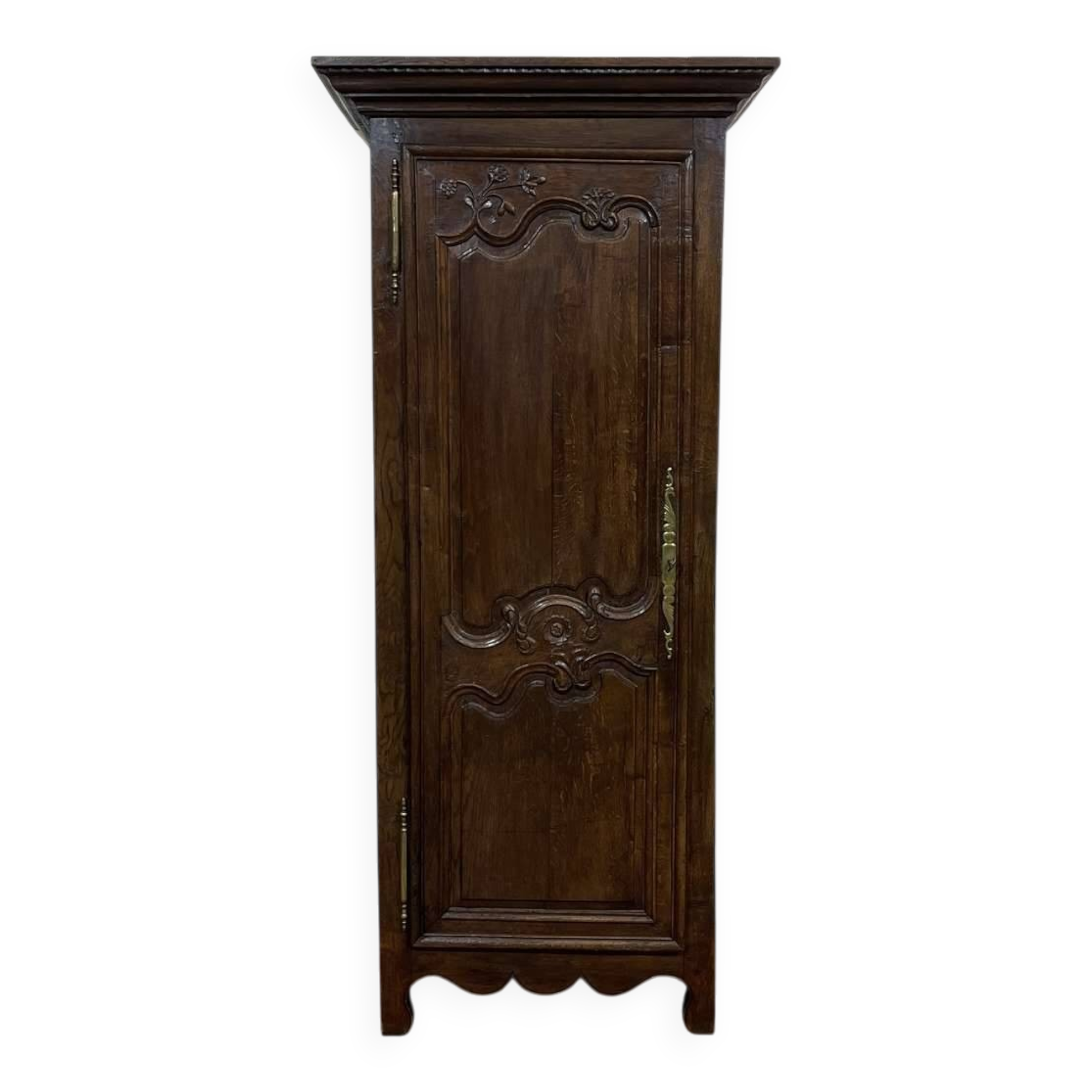 19th-century oak bonnetière