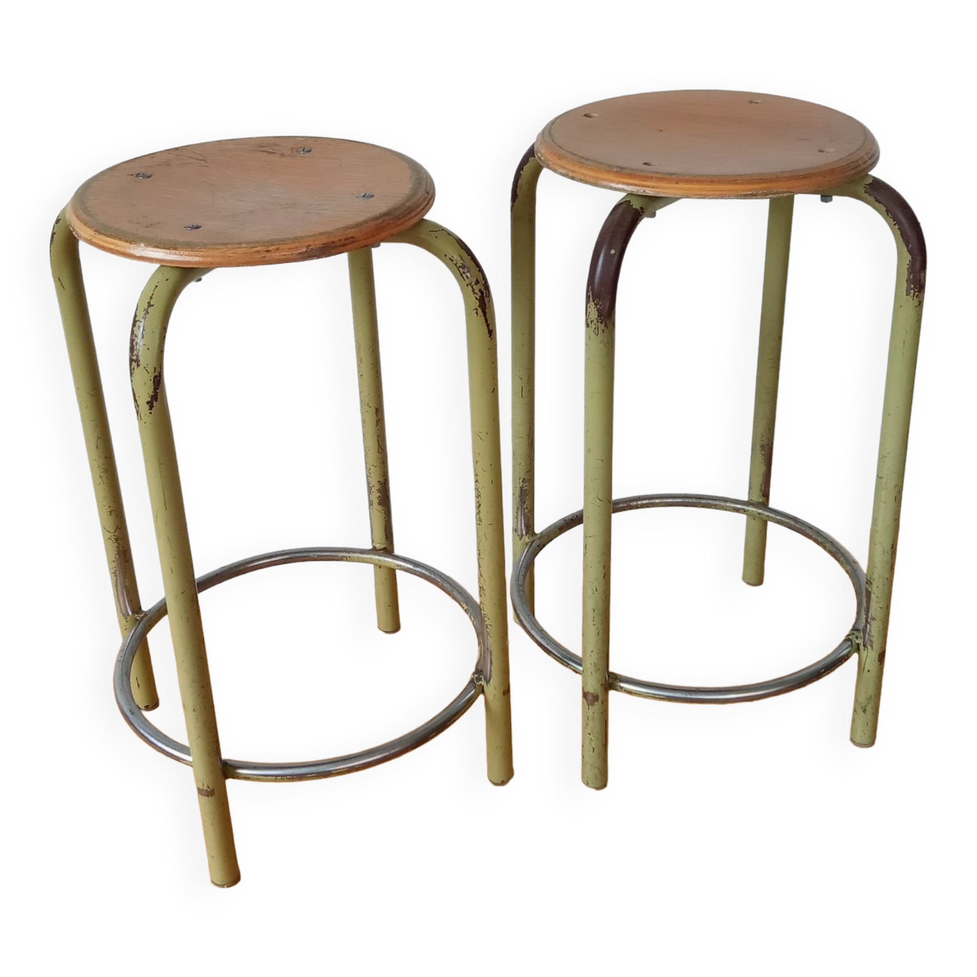 Pair of school stools