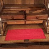 Folding desk buffet in solid oak from the 19th century, restored in the 19th century