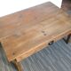 Coffee table in solid wood with a drawer