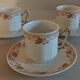 Porcelain cups UC Limoges, series of three
