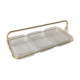 Brass appetizer tray