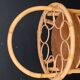 Bamboo bar, 3  compartments, 1960