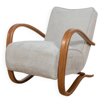 Model H-269 Lounge Chairs by Jindřich Halabala for Up Závody, Czechoslovak.