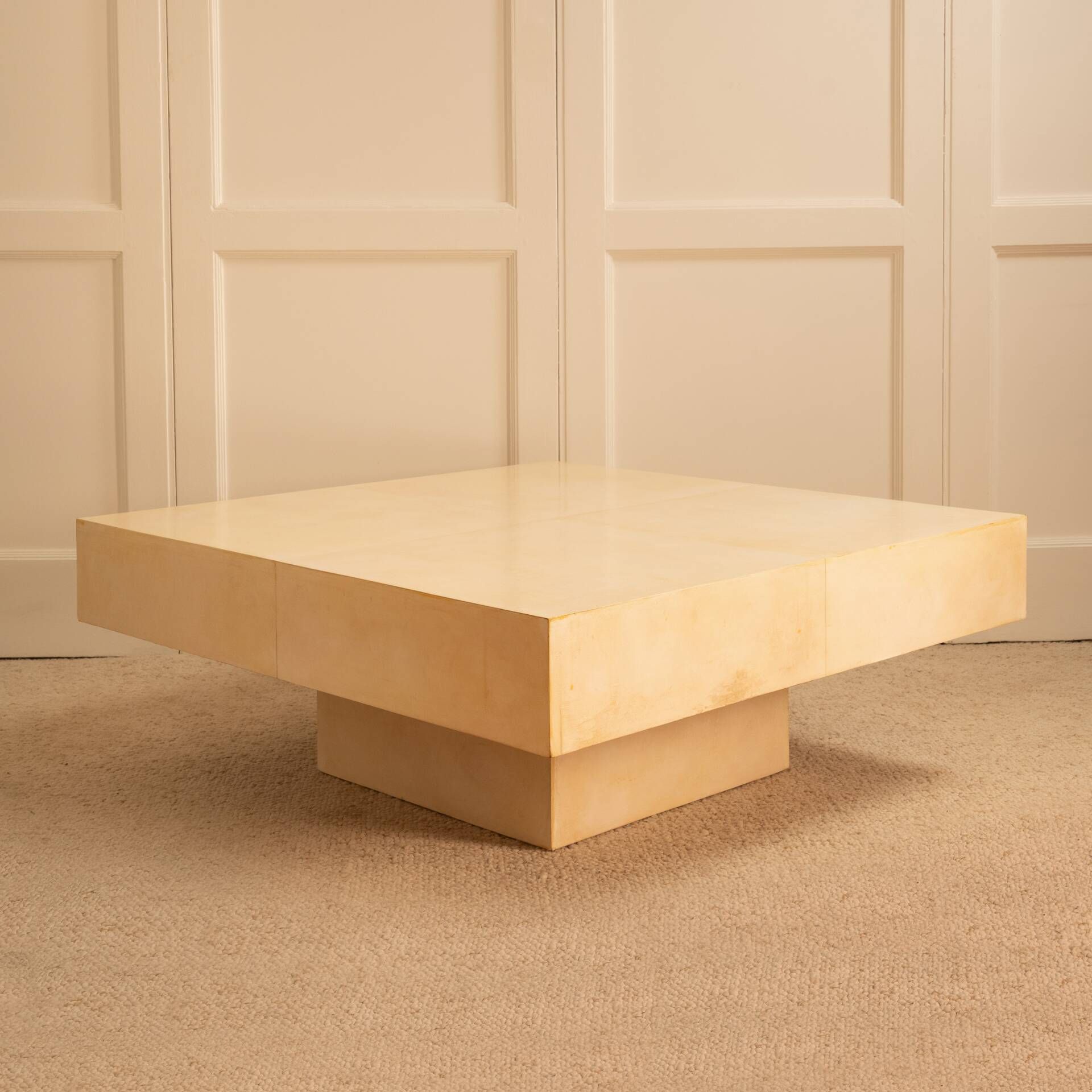 Table basse parchemin - 1970s | Selency
