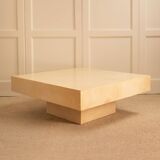 Table basse parchemin - 1970s