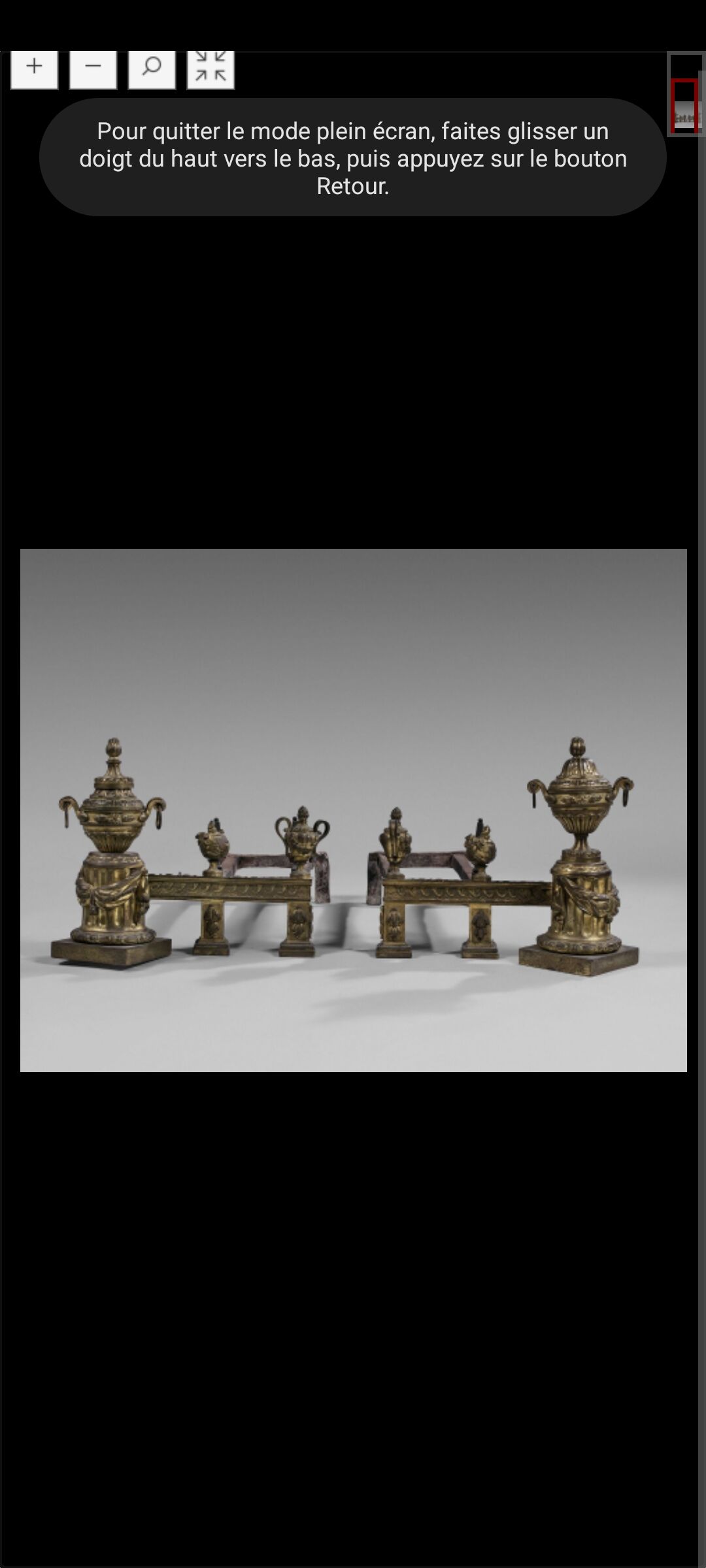 Grande Paire De chenets Louis XVI era, circa 1778