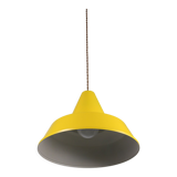 Vintage yellow metal lamp