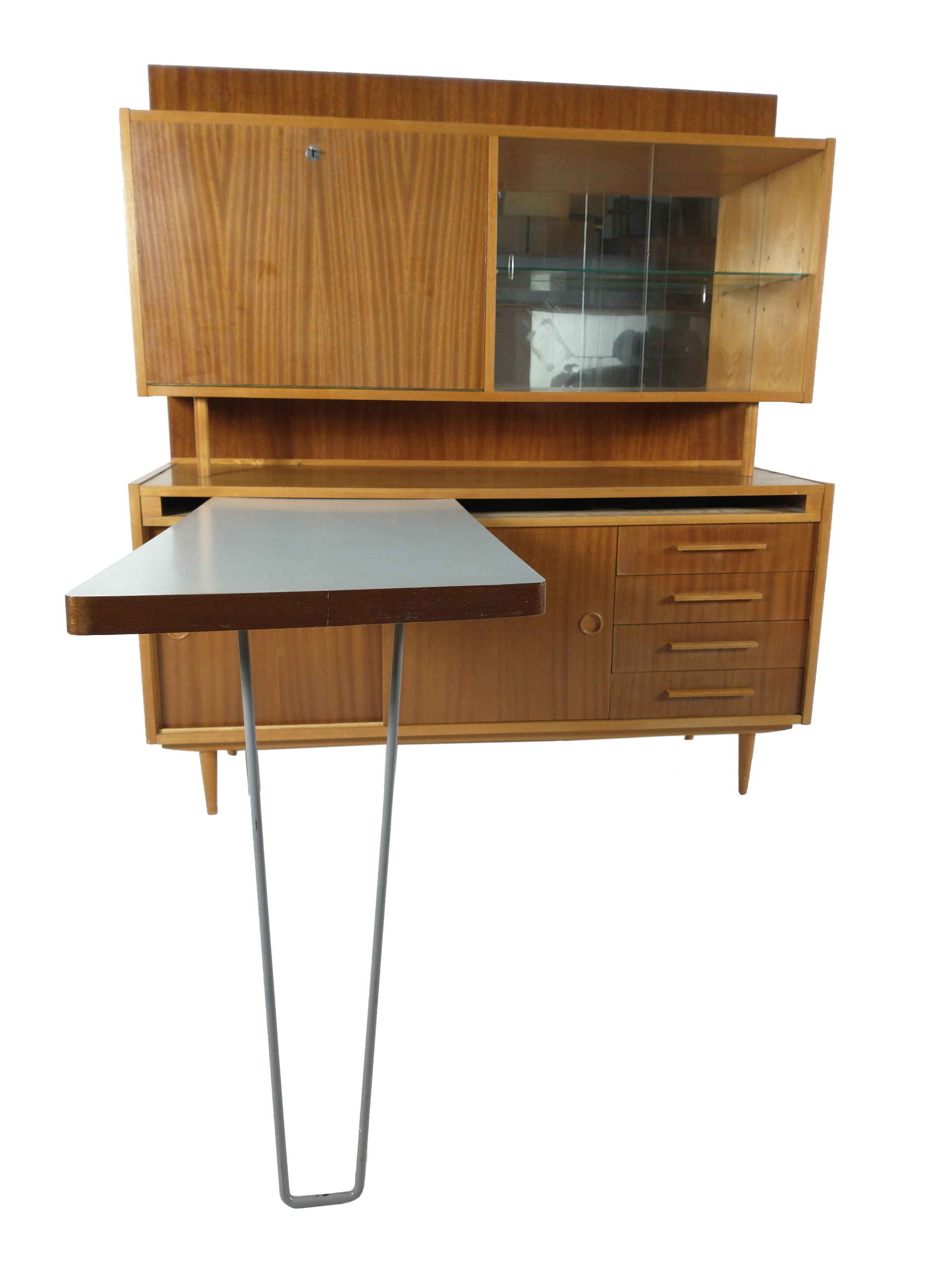 Vintage sideboard & desk, 1970s
