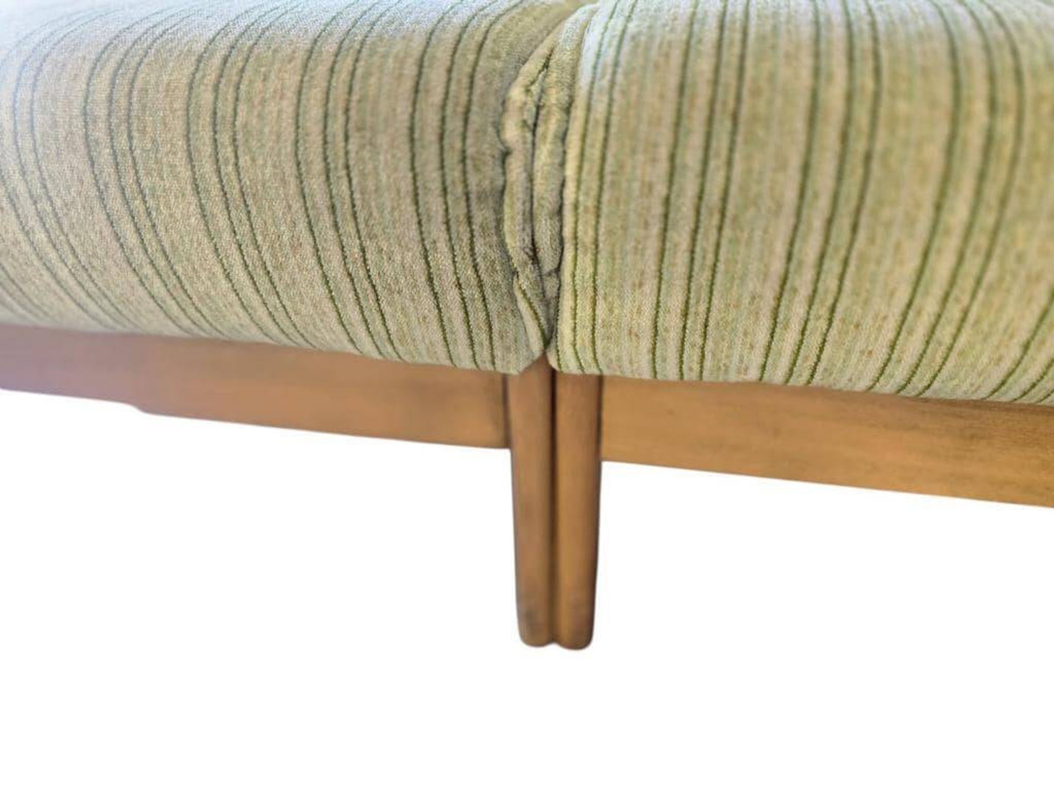 Vintage soft green two-seater sofa / sofa / armchair