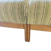Vintage soft green two-seater sofa / sofa / armchair
