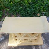 Pair of Africanist art deco stools
