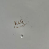 Set of 7 old plates Luneville K&G