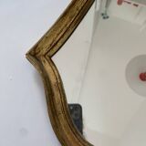 Old golden mirror
