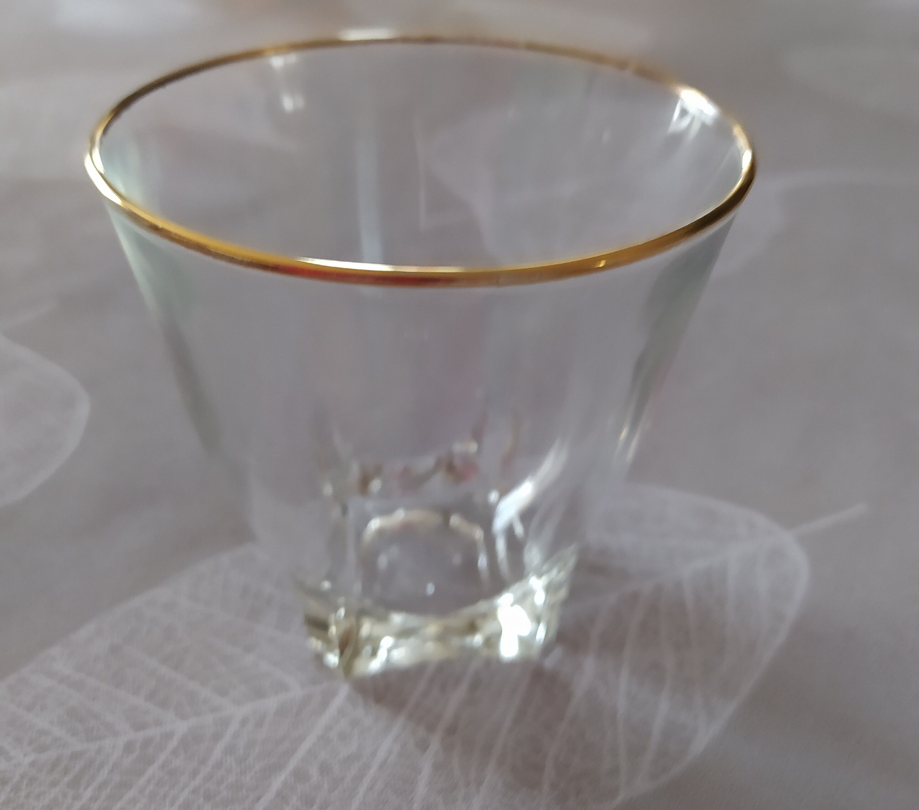 Series of 12 vintage wine glasses