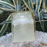 80s glass ice lamp