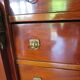 Antique Weekly Planner/Empire Style Commode-Caryatid-Patinated Bronze - 1950