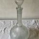 Frosted glass carafe