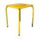 Table en métal jaune