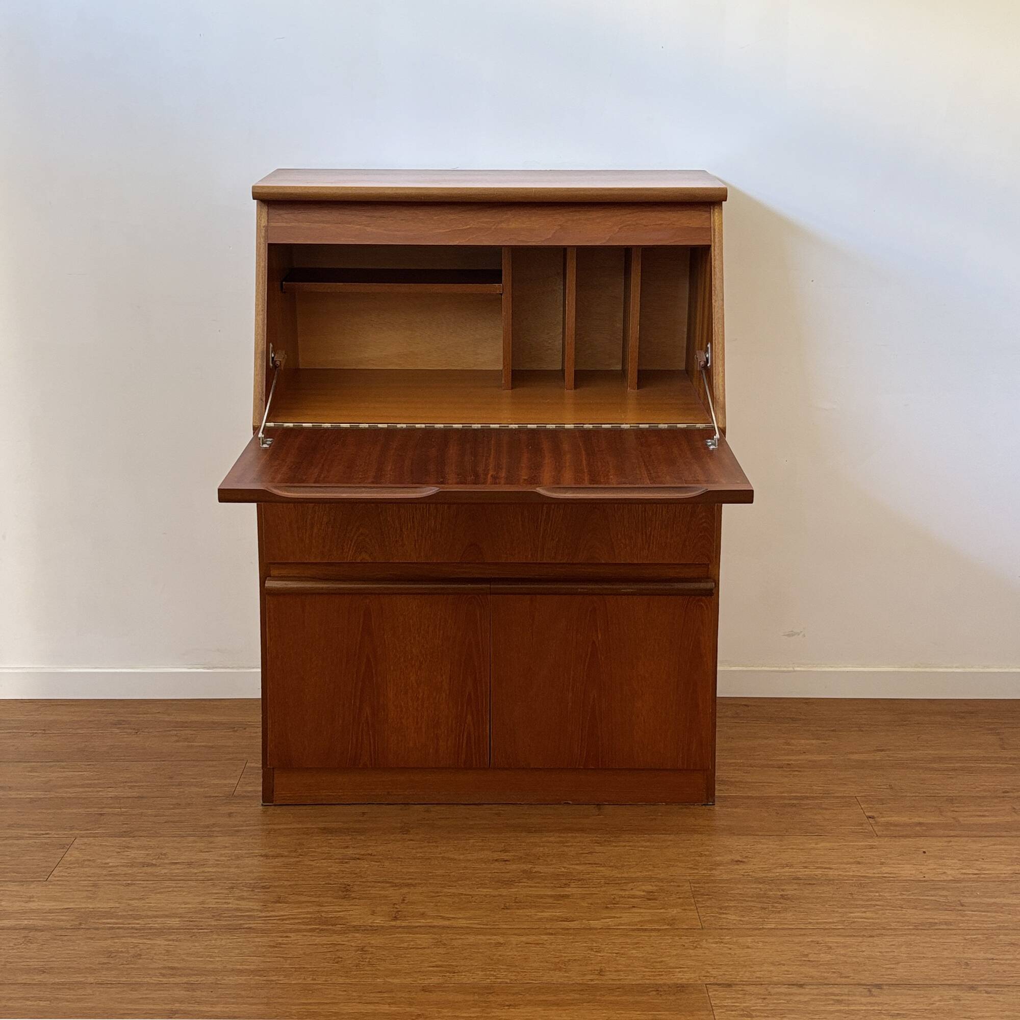Teak secretary by Morris of Glasgow – 1960s