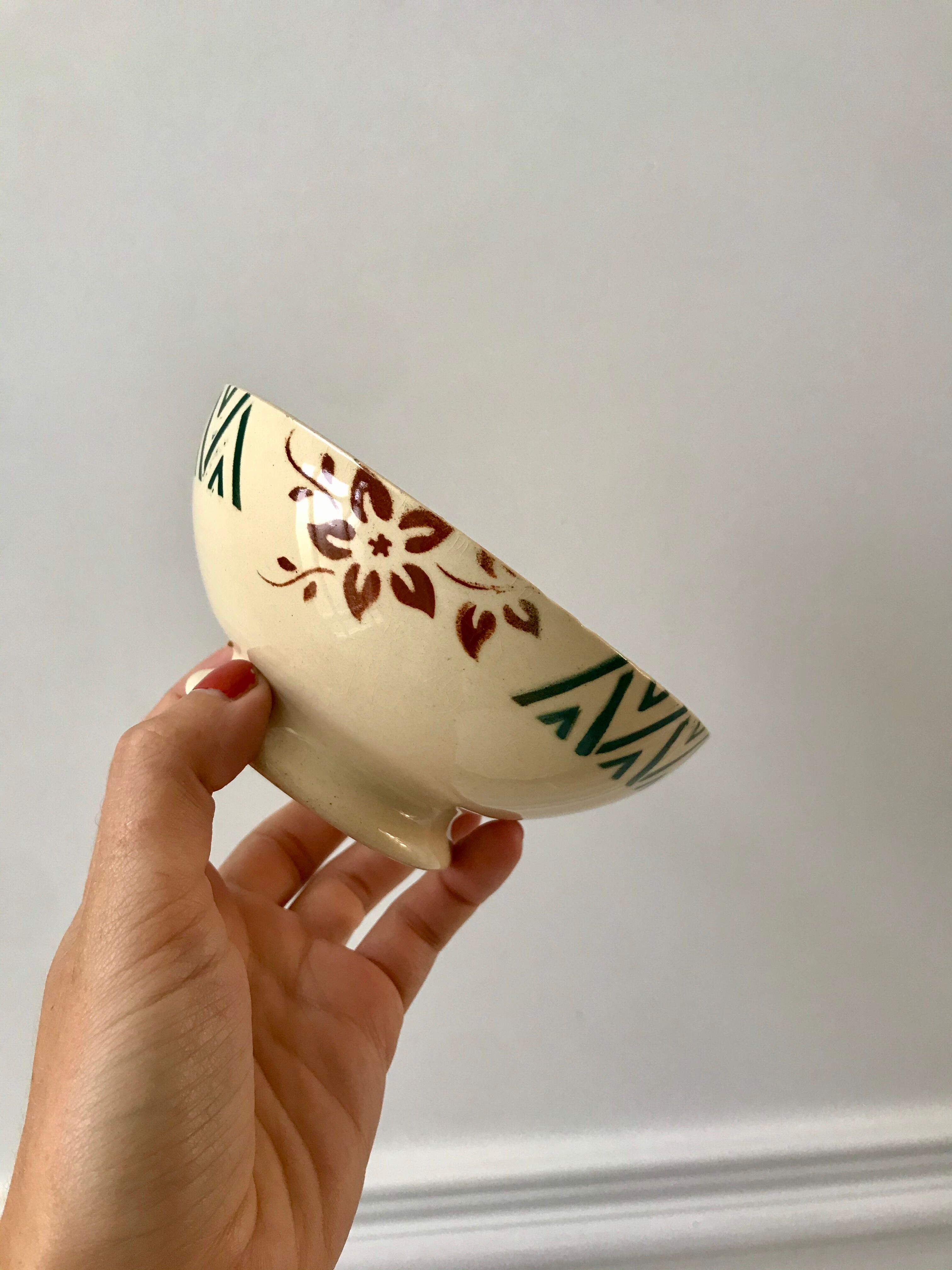 earthenware bowl in Iron Earth early twentieth century