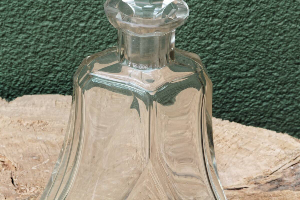 Art Deco cut crystal carafe