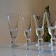 Série de 4 anciens verre verres à absinthe