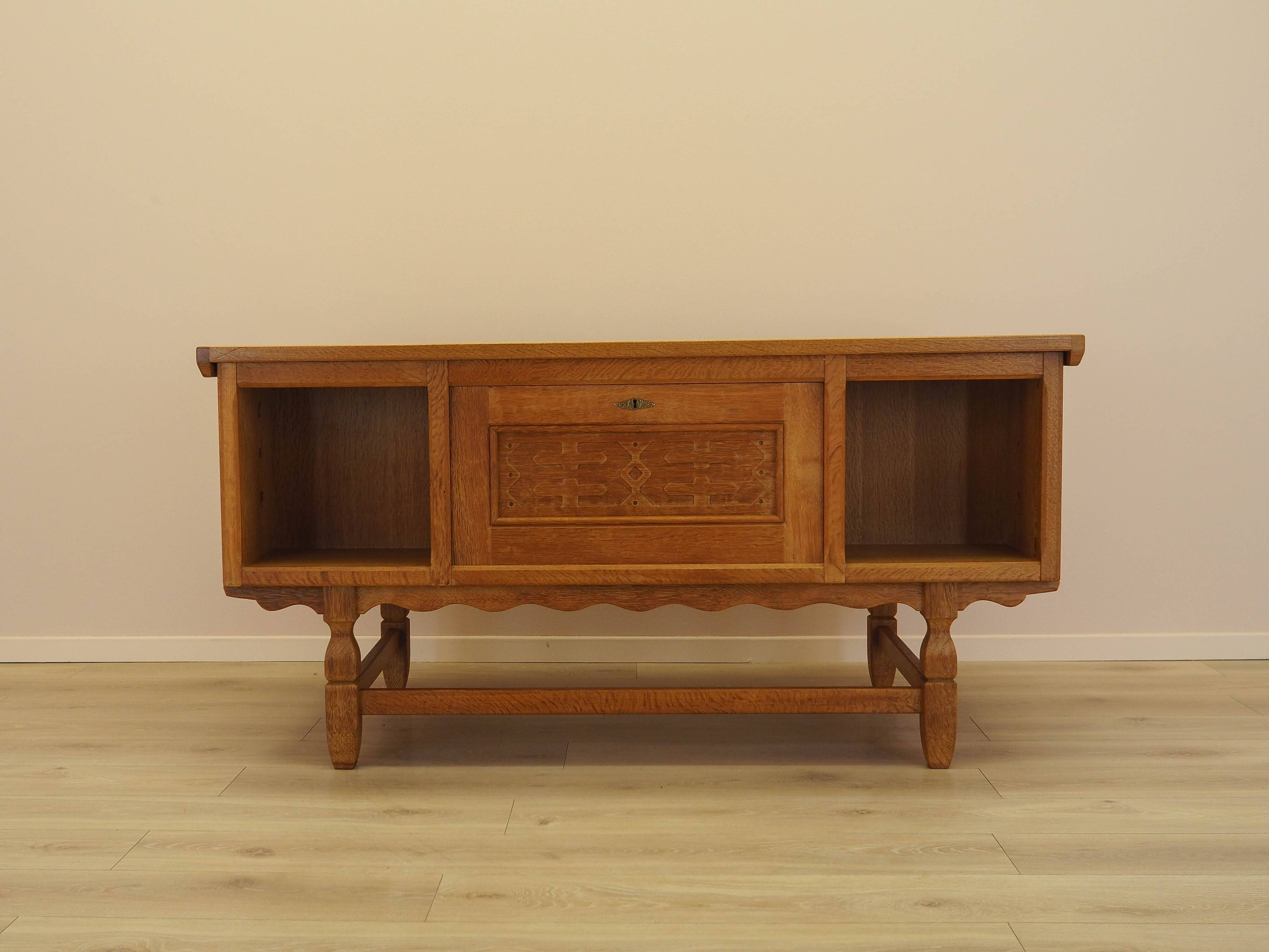 Oak desk, Danish design, 1960s, designer: Henning Kjærnulf